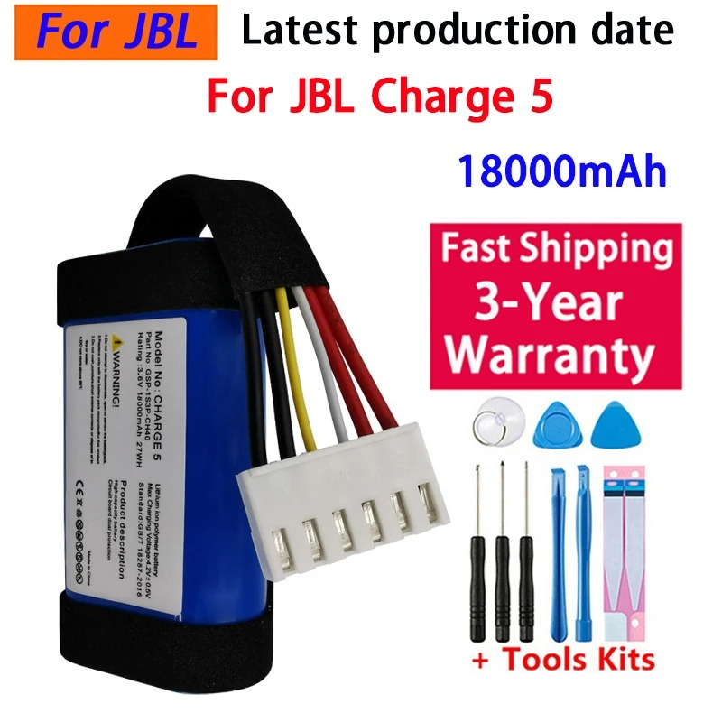 Jbl Speaker Charge 5 - Batteria di ricambio originale da 18000mAh