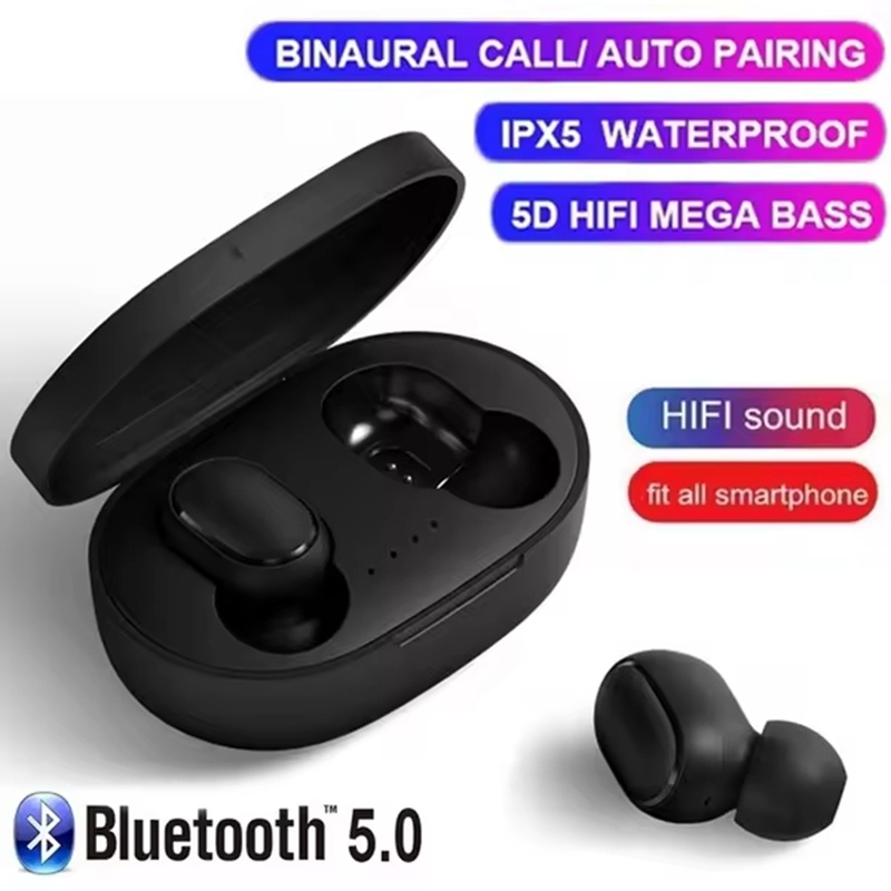 Bluetooth Headset On Ear - Auricolari A6S TWS Wireless Bluetooth 5.0