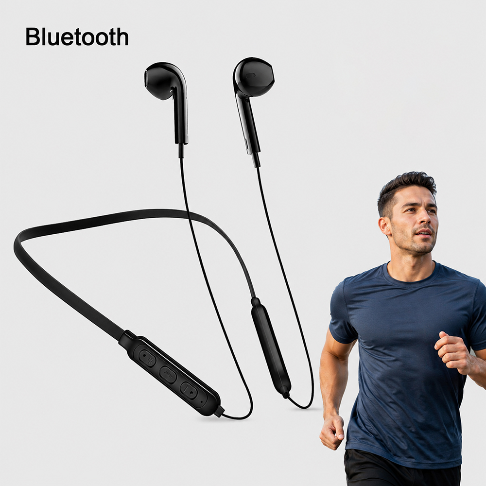 Bluetooth Headset On Ear - Accessorio audio per fitness sportivo, auricolare