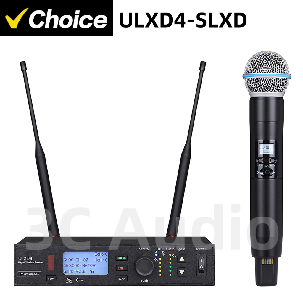 ULXD4-SLXD 500/600 MHz Microfo - Shure Mic Sm58 recensione e prezzo